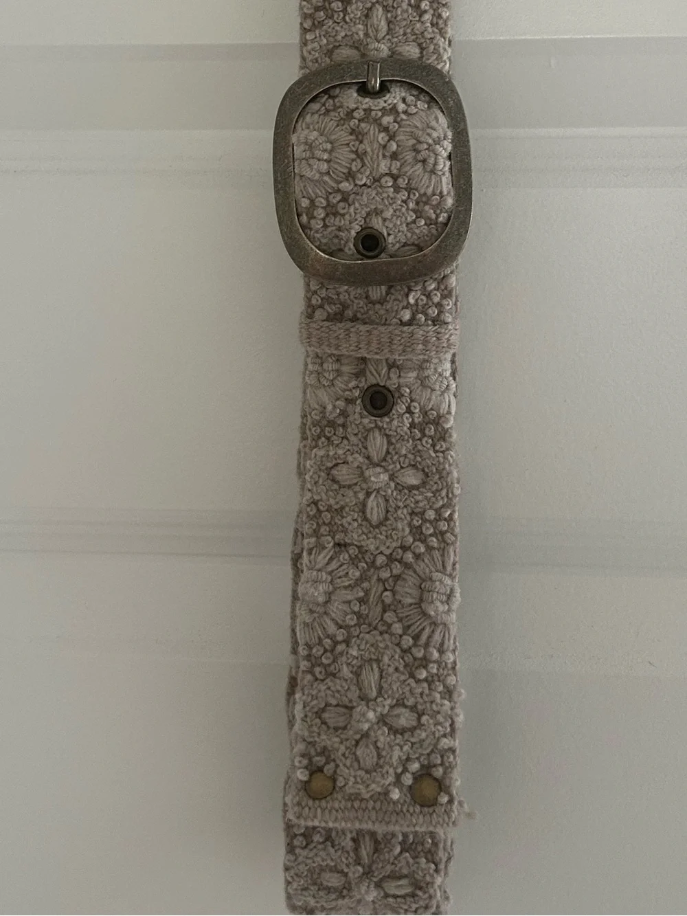 Jenny Kraus Desert Embroidered Wool Belt